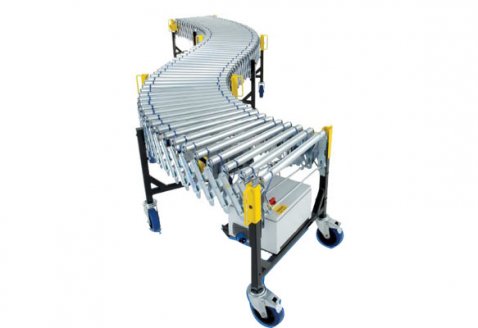 動力滾筒伸縮輸送機